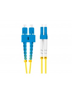 Lanberg FO-SULU-SD11-0050-YE cable de fibra optica 5 m SC UPC LC UPC G.657.A1 Amarillo