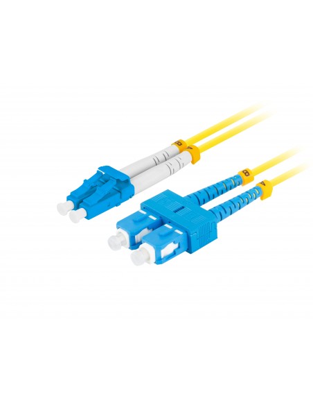 Lanberg FO-SULU-SD11-0020-YE cable de fibra optica 2 m SC UPC LC UPC G.657.A1 Amarillo