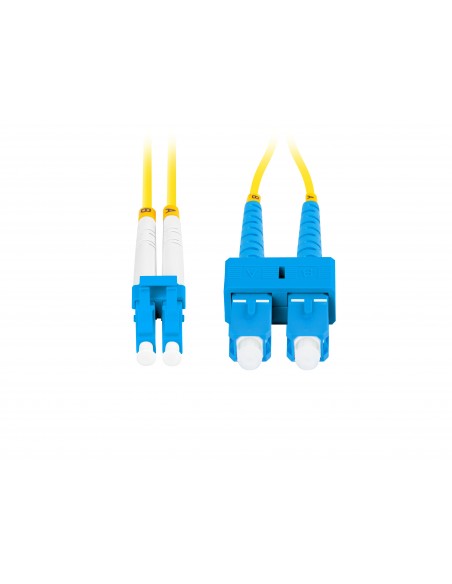 Lanberg FO-SULU-SD11-0020-YE cable de fibra optica 2 m SC UPC LC UPC G.657.A1 Amarillo