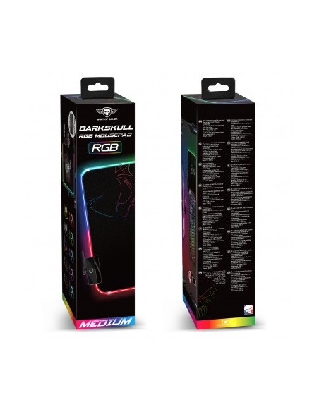 Spirit of Gamer Darkskull Alfombrilla de ratón para juegos Negro, Multicolor