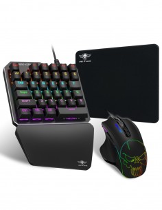 Spirit of Gamer Xpert Gameboard G700 teclado USB QWERTY Inglés Negro