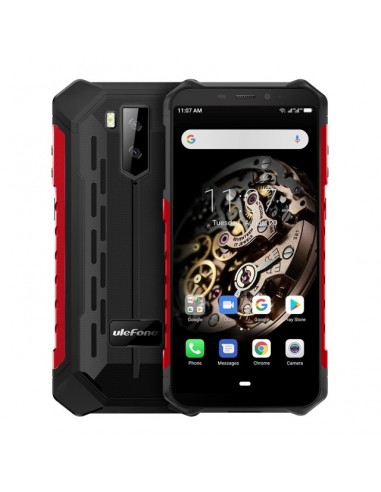 Ulefone Armor X5 14 cm (5.5") SIM doble Android 10.0 4G MicroUSB 3 GB 32 GB 5000 mAh Rojo