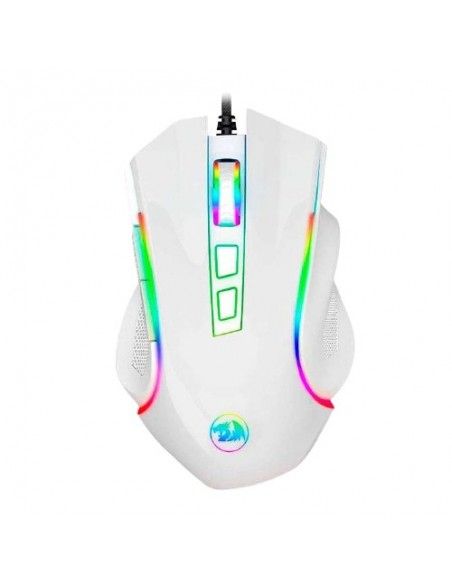 REDRAGON M607W GRIFFIN WHITE, Mouse optico ergonómico