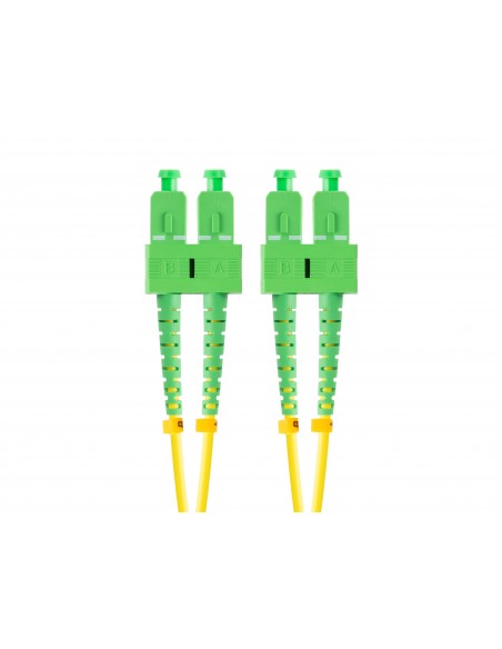 Lanberg FO-SASA-SD11-0050-YE cable de fibra optica 5 m SC APC G.657.A1