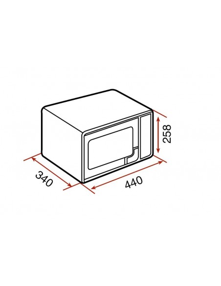 Teka MWE 225 G Encimera 20 L 700 W Blanco