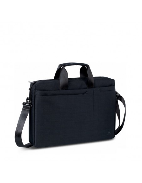 Rivacase Biscayne maletines para portátil 39,6 cm (15.6") Bandolera Negro