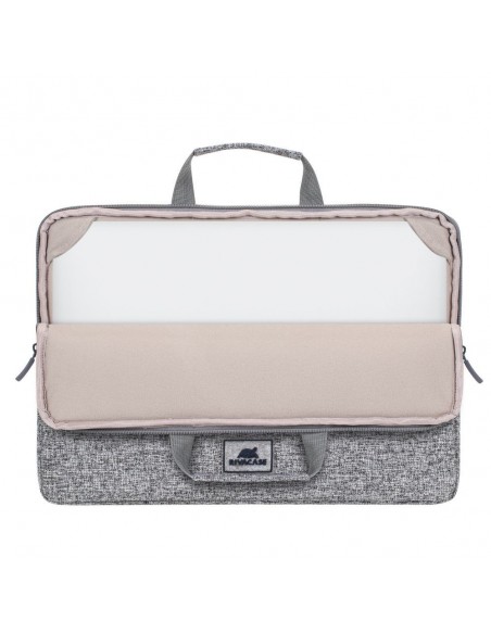 Rivacase 7915 light grey Laptop sleeve 13.3 with handles maletines para portátil 39,6 cm (15.6") Funda Gris