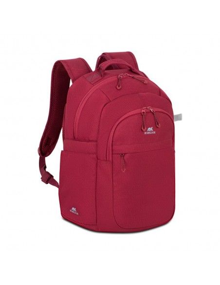 Rivacase Aviva maletines para portátil 35,6 cm (14") Mochila Rojo
