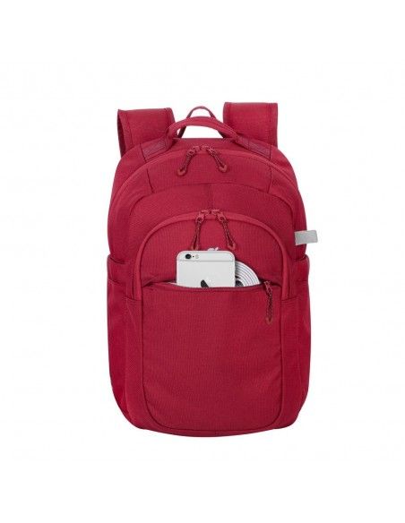 Rivacase Aviva maletines para portátil 35,6 cm (14") Mochila Rojo