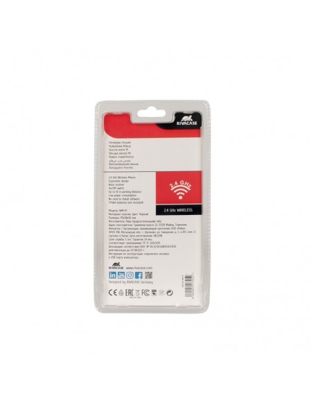 Rivacase 8038 + WIRELESS MOUSE maletines para portátil 39,6 cm (15.6") Maletín Negro