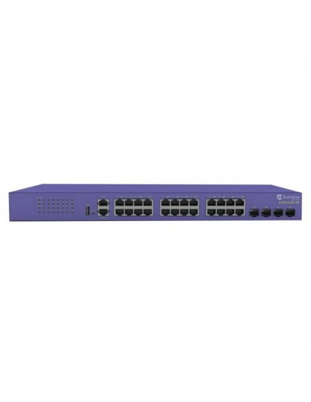 Extreme networks ExtremeSwitching X435 Gestionado Gigabit Ethernet (10 100 1000) Energía sobre Ethernet (PoE) Violeta