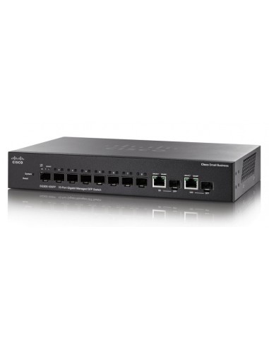 Cisco Small Business SG350-10SFP Gestionado L2 L3 1U Negro