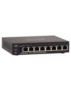 Cisco SG250-08HP Gestionado L2 L3 Gigabit Ethernet (10 100 1000) Energía sobre Ethernet (PoE) Negro
