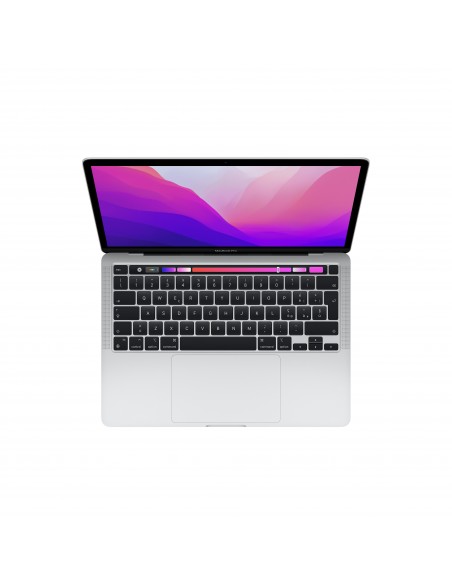 Apple MacBook Pro M2 Portátil 33,8 cm (13.3") Apple M 8 GB 256 GB SSD Wi-Fi 6 (802.11ax) macOS Monterey Plata