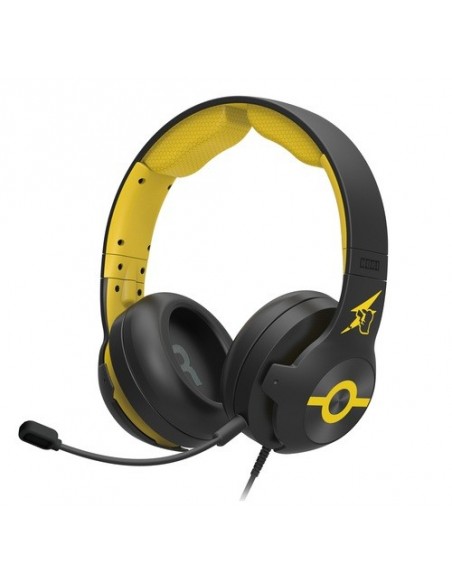 Hori Pikachu Cool Auriculares Alámbrico Diadema Juego Negro, Amarillo