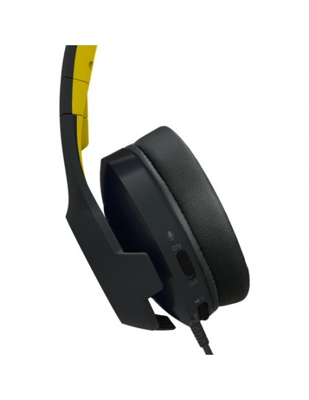 Hori Pikachu Cool Auriculares Alámbrico Diadema Juego Negro, Amarillo