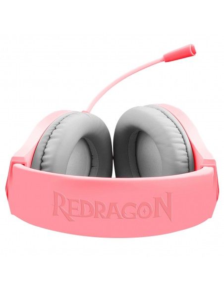 REDRAGON H260P-RGB HYLAS RGB PINK, Auricular stereo multiplataforma, iluminación RGB