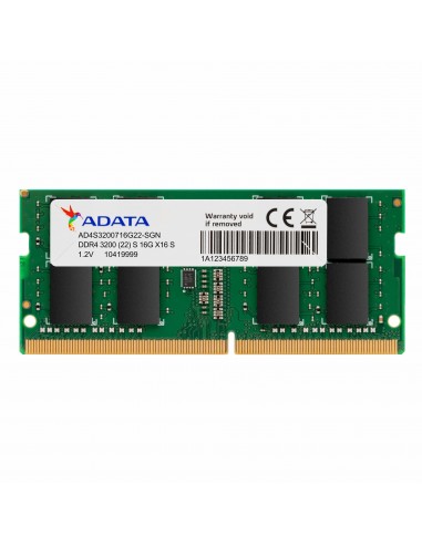 ADATA AD4S32008G22-BGN módulo de memoria 8 GB 1 x 8 GB DDR4 3200 MHz