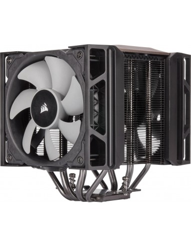 Corsair A500 Procesador Enfriador 12 cm Negro, Metálico 1 pieza(s)