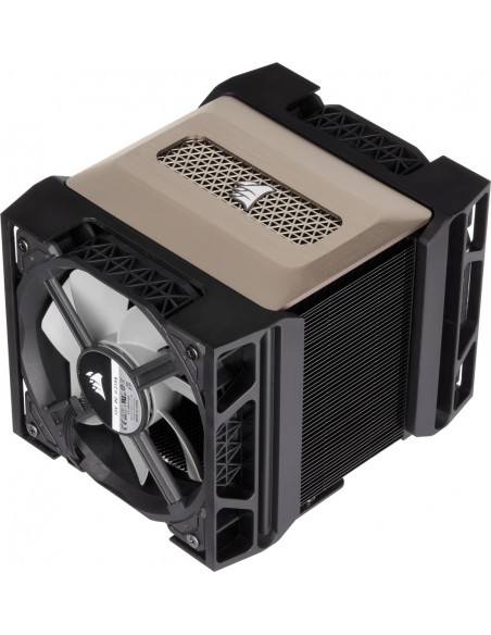 Corsair A500 Procesador Enfriador 12 cm Negro, Metálico 1 pieza(s)