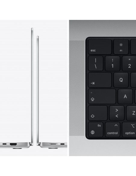 Apple MacBook Pro M1 Max Portátil 41,1 cm (16.2") Apple M 32 GB 1000 GB SSD Wi-Fi 6 (802.11ax) macOS Monterey Plata