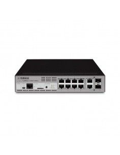 Yamaha SWR2311P-10G Gestionado L2 10G Ethernet (100 1000 10000) Energía sobre Ethernet (PoE) Negro, Plata