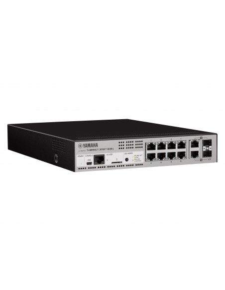 Yamaha SWR2311P-10G Gestionado L2 10G Ethernet (100 1000 10000) Energía sobre Ethernet (PoE) Negro, Plata