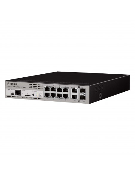 Yamaha SWR2311P-10G Gestionado L2 10G Ethernet (100 1000 10000) Energía sobre Ethernet (PoE) Negro, Plata