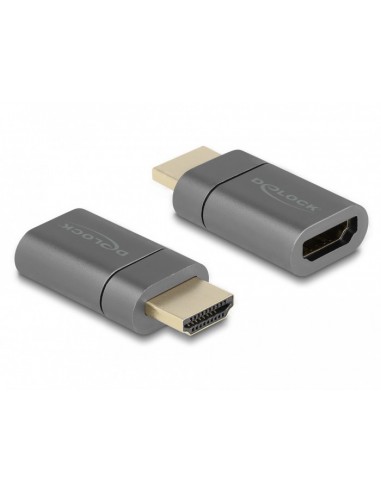 DeLOCK 66684 adaptador de cable de vídeo 0,032 m HDMI tipo A (Estándar) Gris