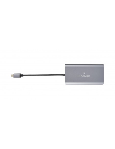 Kramer Electronics KDock-3 Alámbrico USB 3.2 Gen 1 (3.1 Gen 1) Type-C Negro, Plata