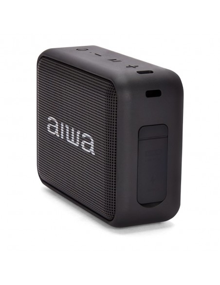 Aiwa BS-200BK altavoz portátil Altavoz monofónico portátil Negro 6 W