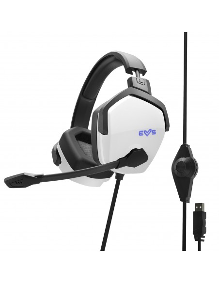 Energy Sistem ESG 4 WHITE Thunder Auriculares Alámbrico Diadema Juego USB tipo A Blanco