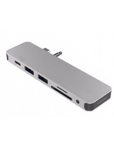 HYPER GN21D-SILVER hub de interfaz Plata