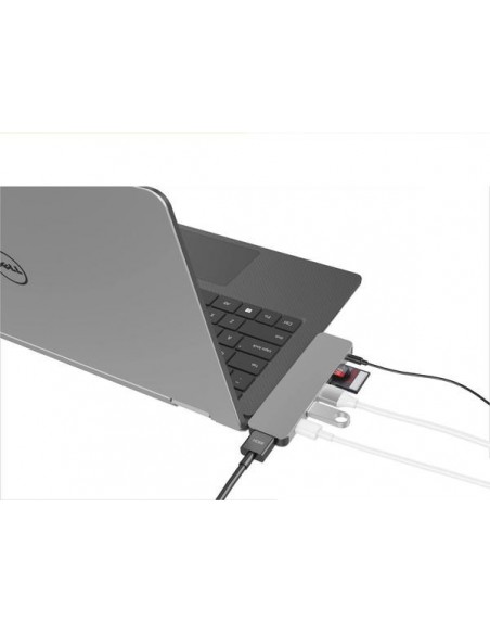 HYPER GN21D-SILVER hub de interfaz Plata