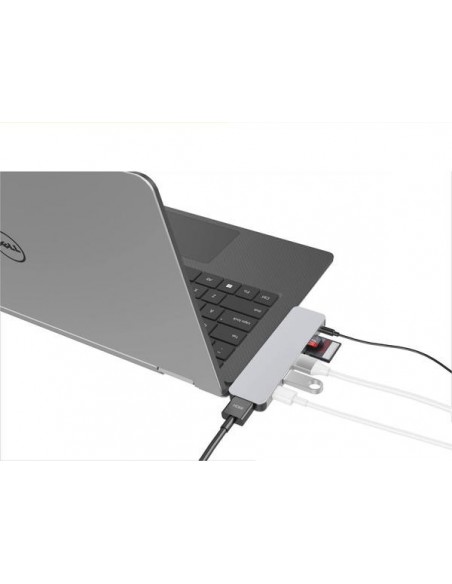 HYPER GN21D-SILVER hub de interfaz Plata