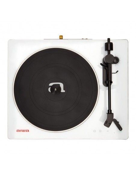 Aiwa APX-680BT WT Tocadiscos de tracción por correa Blanco