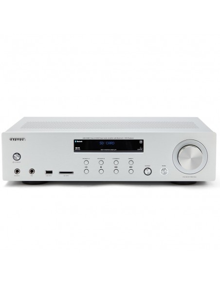 Aiwa AMU-120BTSL amplificador de audio 2.0 canales Hogar Gris