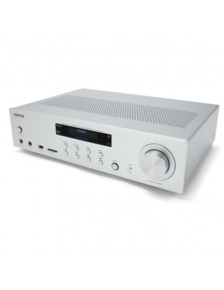 Aiwa AMU-120BTSL amplificador de audio 2.0 canales Hogar Gris