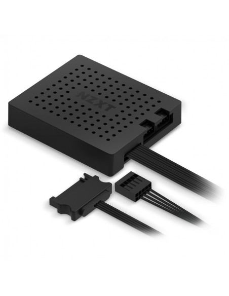NZXT AC-2RGBC-B1 controlador de velocidad de ventilador 5 canales Negro