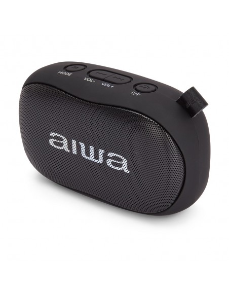 Aiwa BS-110BL Altavoz portátil estéreo Azul, Negro 5 W