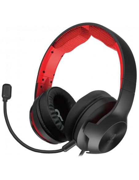 Hori NSW-200U auricular y casco Auriculares Alámbrico De mano Juego Negro, Rojo