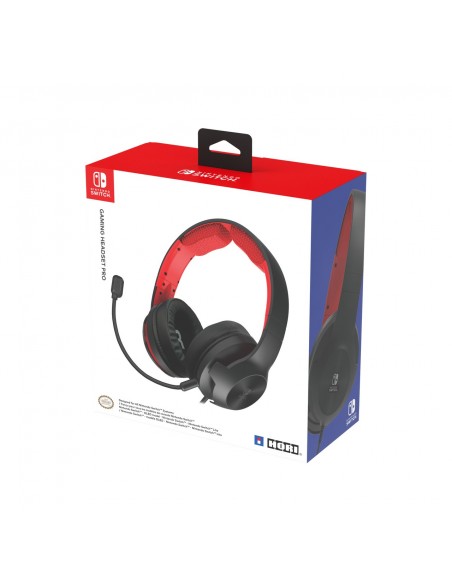 Hori NSW-200U auricular y casco Auriculares Alámbrico De mano Juego Negro, Rojo