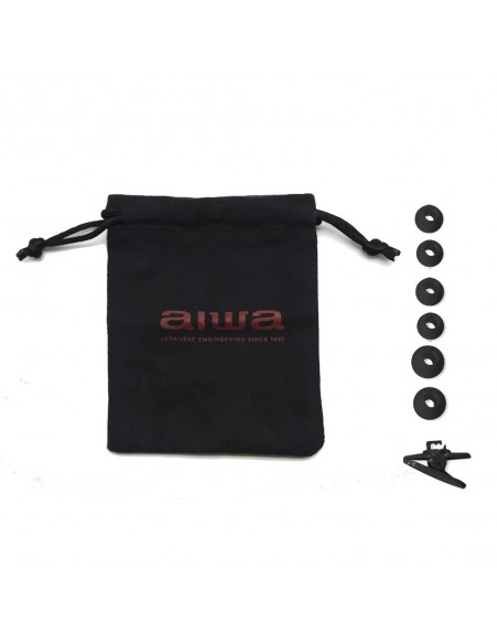 Aiwa ESTM-100BK auricular y casco Auriculares Alámbrico Dentro de oído Negro