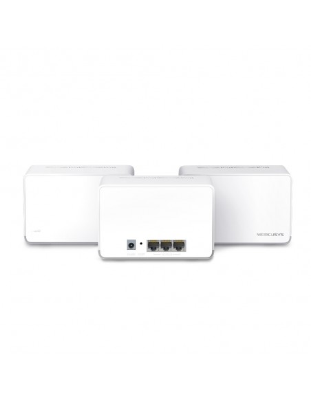 Mercusys HALO H70X (2-PACK) sistema Wi-Fi Mesh (Wi-Fi en malla) Doble banda (2,4 GHz   5 GHz) Wi-Fi 6 (802.11ax) Blanco 3