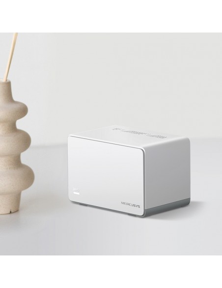 Mercusys HALO H70X (2-PACK) sistema Wi-Fi Mesh (Wi-Fi en malla) Doble banda (2,4 GHz   5 GHz) Wi-Fi 6 (802.11ax) Blanco 3