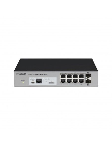Yamaha SWR2310-10G switch No administrado L2 Gigabit Ethernet (10 100 1000) Energía sobre Ethernet (PoE)