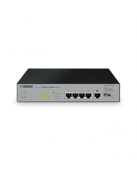 Yamaha SWR2100P-5G switch No administrado L2 Gigabit Ethernet (10 100 1000) Negro, Gris