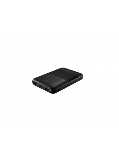 NATEC powerbank Trevi Compact 5000mAh 2x USB-A + 1x USB-C Negro