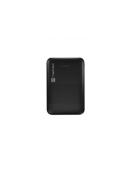 NATEC powerbank Trevi Compact 5000mAh 2x USB-A + 1x USB-C Negro