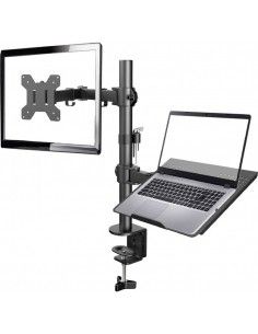 Gembird MA-DA-02 soporte para monitor 68,6 cm (27") Gris